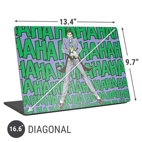 DC Comics The Joker Vintage pose pattern Universal Laptop 16.6in (13.4 x 9.7in) Skin